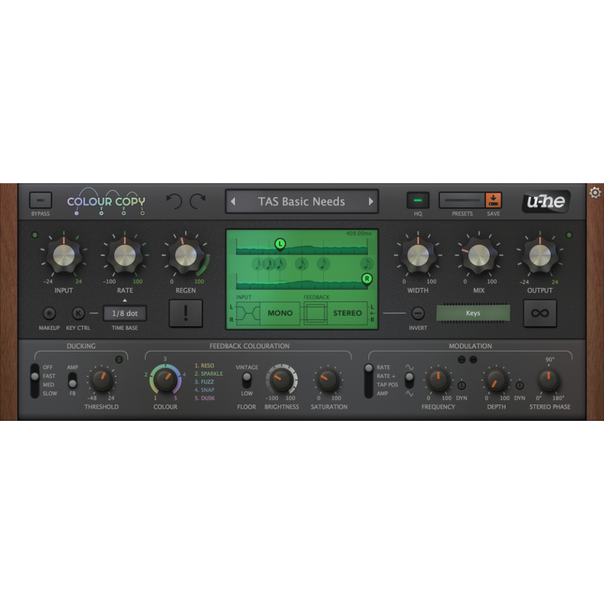 Colour Copy Main Interface